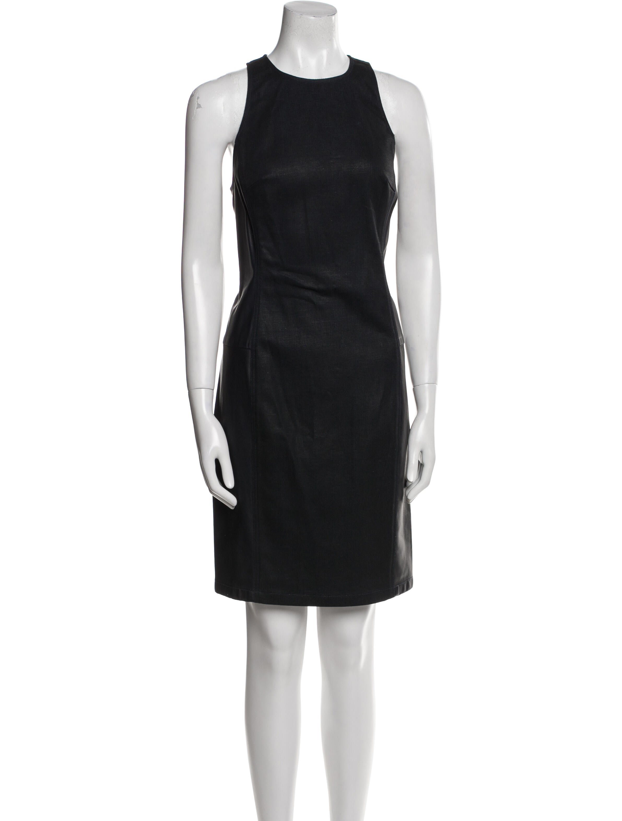 Ralph Lauren Black Label Crew Neck Knee-Length Dress