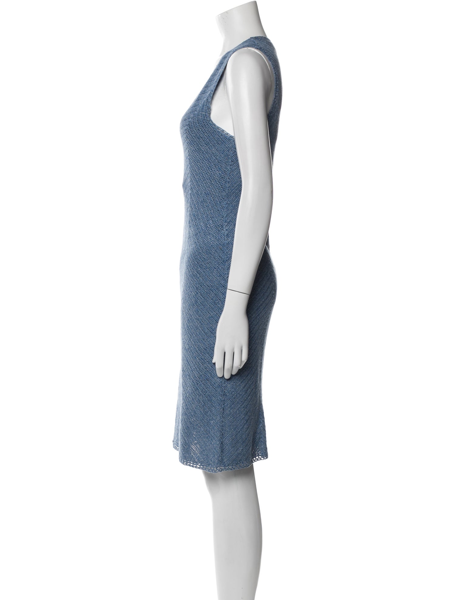 Ralph Lauren Black Label Silk Knee-Length Dress