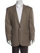 Ralph Lauren Black Label Cashmere Houndstooth Print Blazer