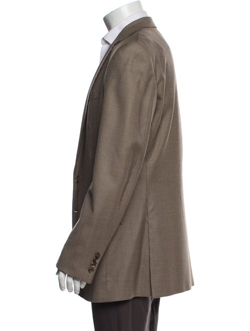 Ralph Lauren Black Label Cashmere Houndstooth Print Blazer