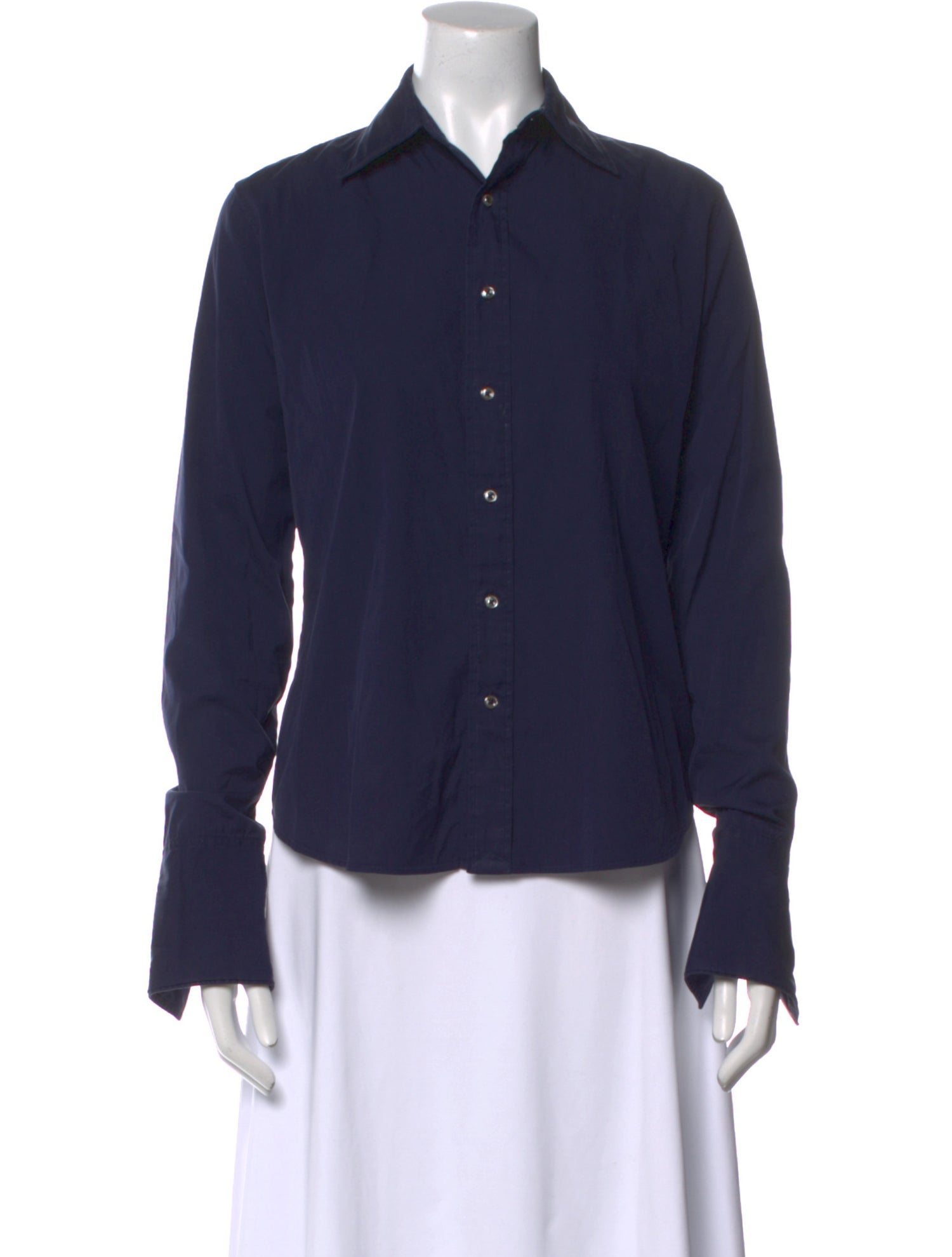 Ralph Lauren Black Label Long Sleeve Button-Up Top