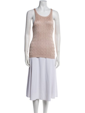 Ralph Lauren Black Label Silk Scoop Neck Sweater