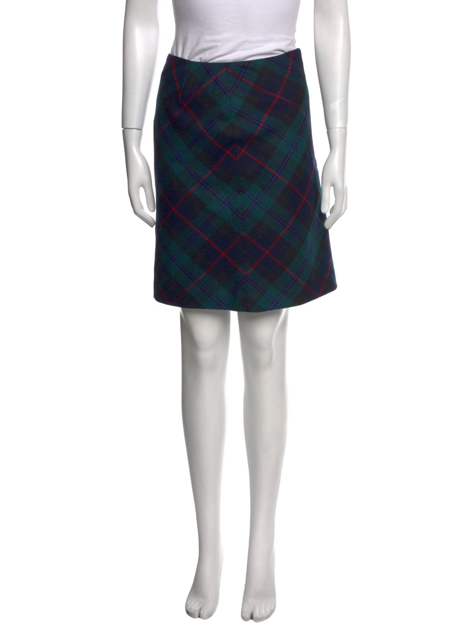 Ralph Lauren Black Label Wool Mini Skirt