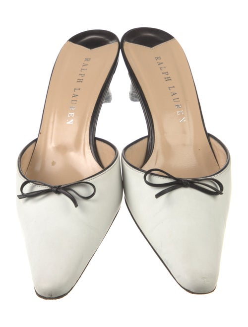 Ralph Lauren Black Label Leather Mules