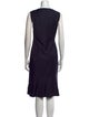 Ralph Lauren Black Label Square Neckline Midi Length Dress