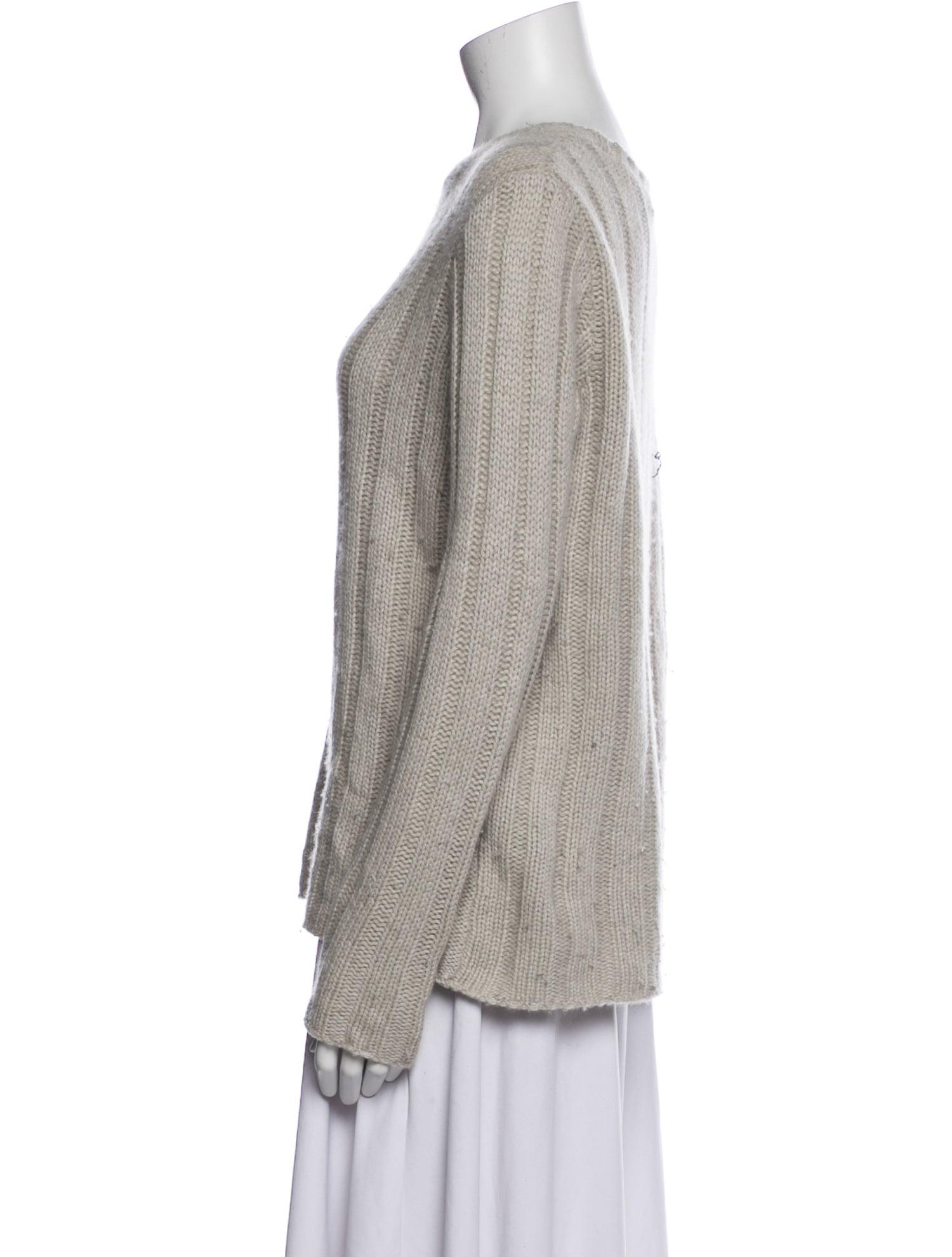 Ralph Lauren Black Label Cashmere Bateau Neckline Sweater