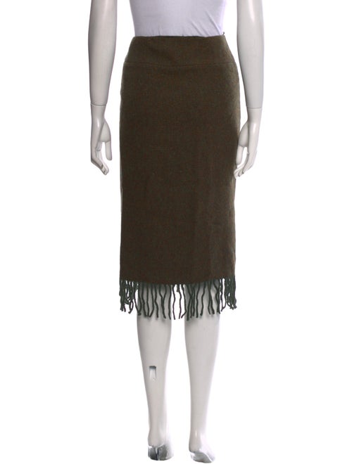 Ralph Lauren Black Label Wool Knee-Length Skirt