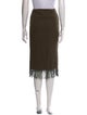 Ralph Lauren Black Label Wool Knee-Length Skirt