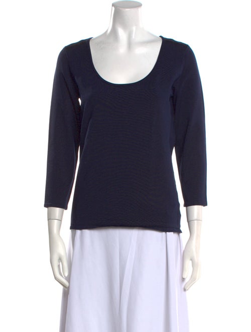 Ralph Lauren Black Label Silk Scoop Neck Sweater