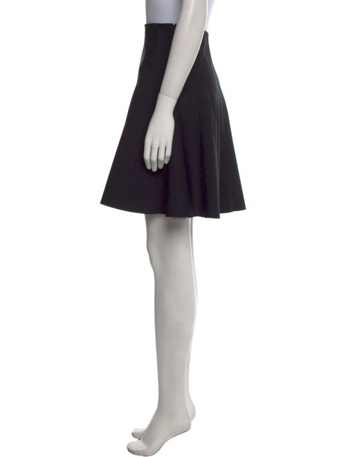 Ralph Lauren Black Label Pleated Accents Knee-Length Skirt