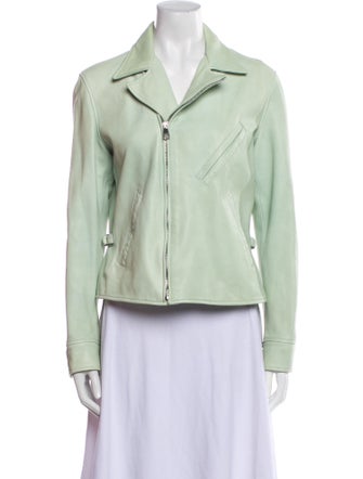 Ralph Lauren Black Label Lamb Leather Biker Jacket