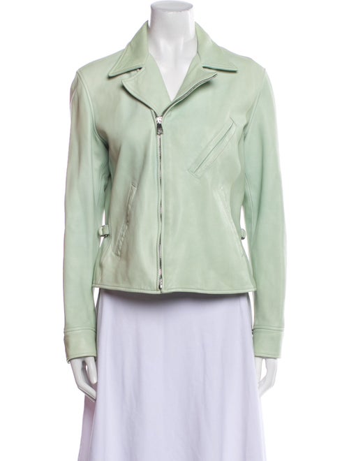 Ralph Lauren Black Label Lamb Leather Biker Jacket