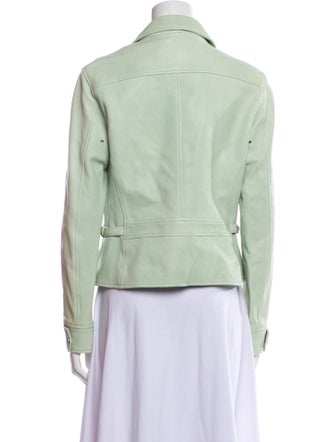 Ralph Lauren Black Label Lamb Leather Biker Jacket