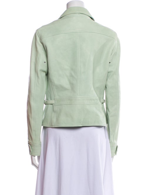 Ralph Lauren Black Label Lamb Leather Biker Jacket