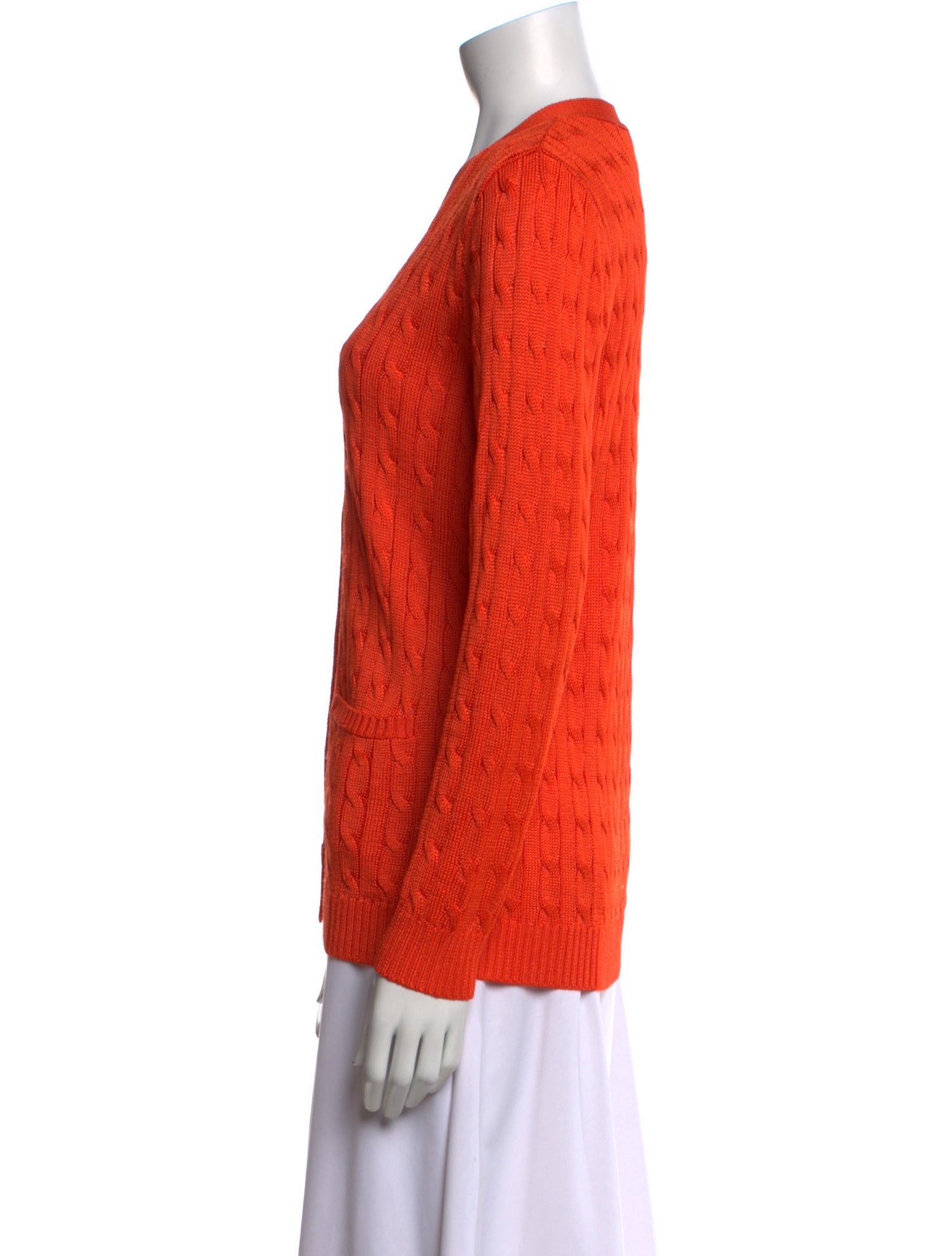 Ralph Lauren Black Label Silk V-Neck Sweater