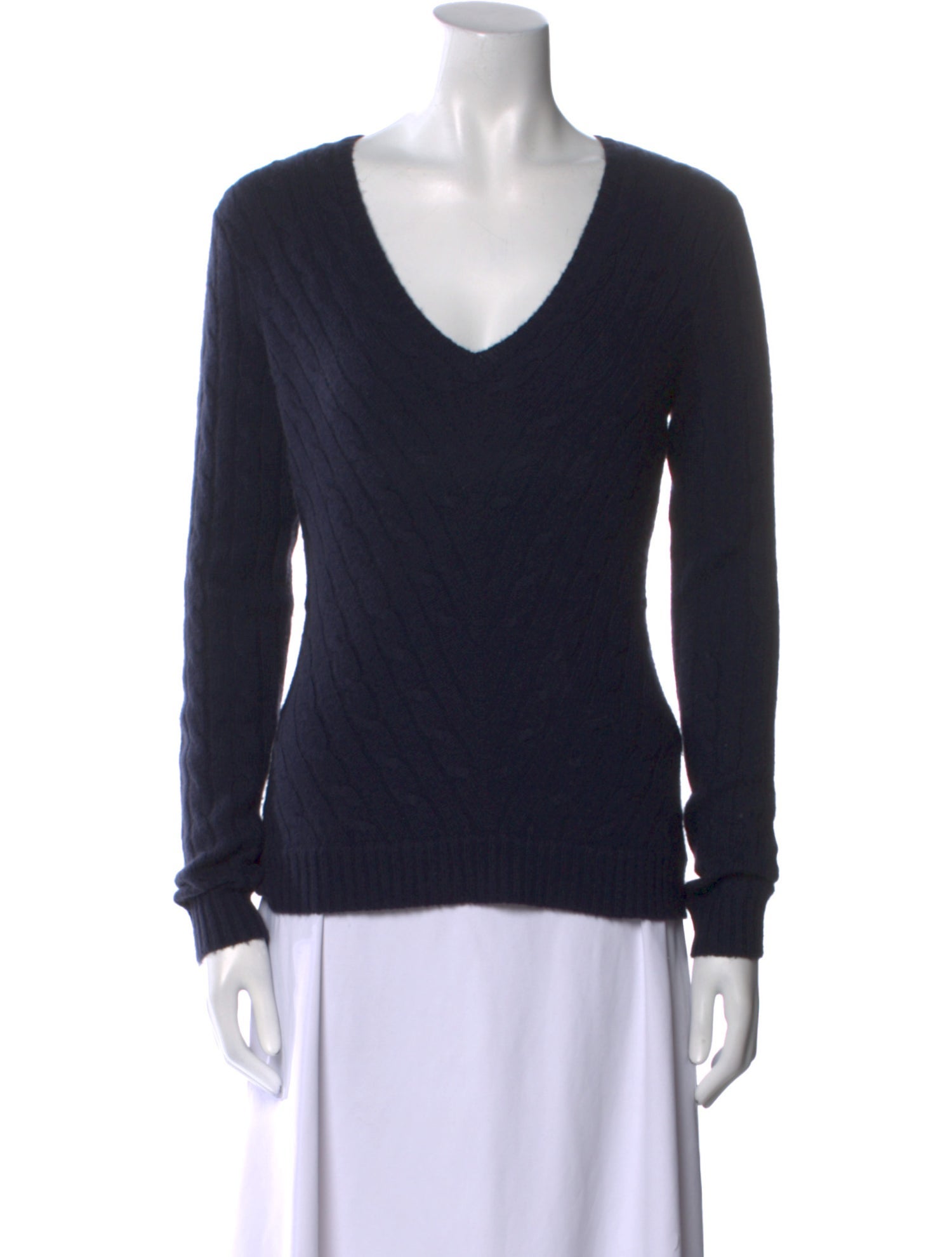 Ralph Lauren Black Label Cashmere V-Neck Sweater