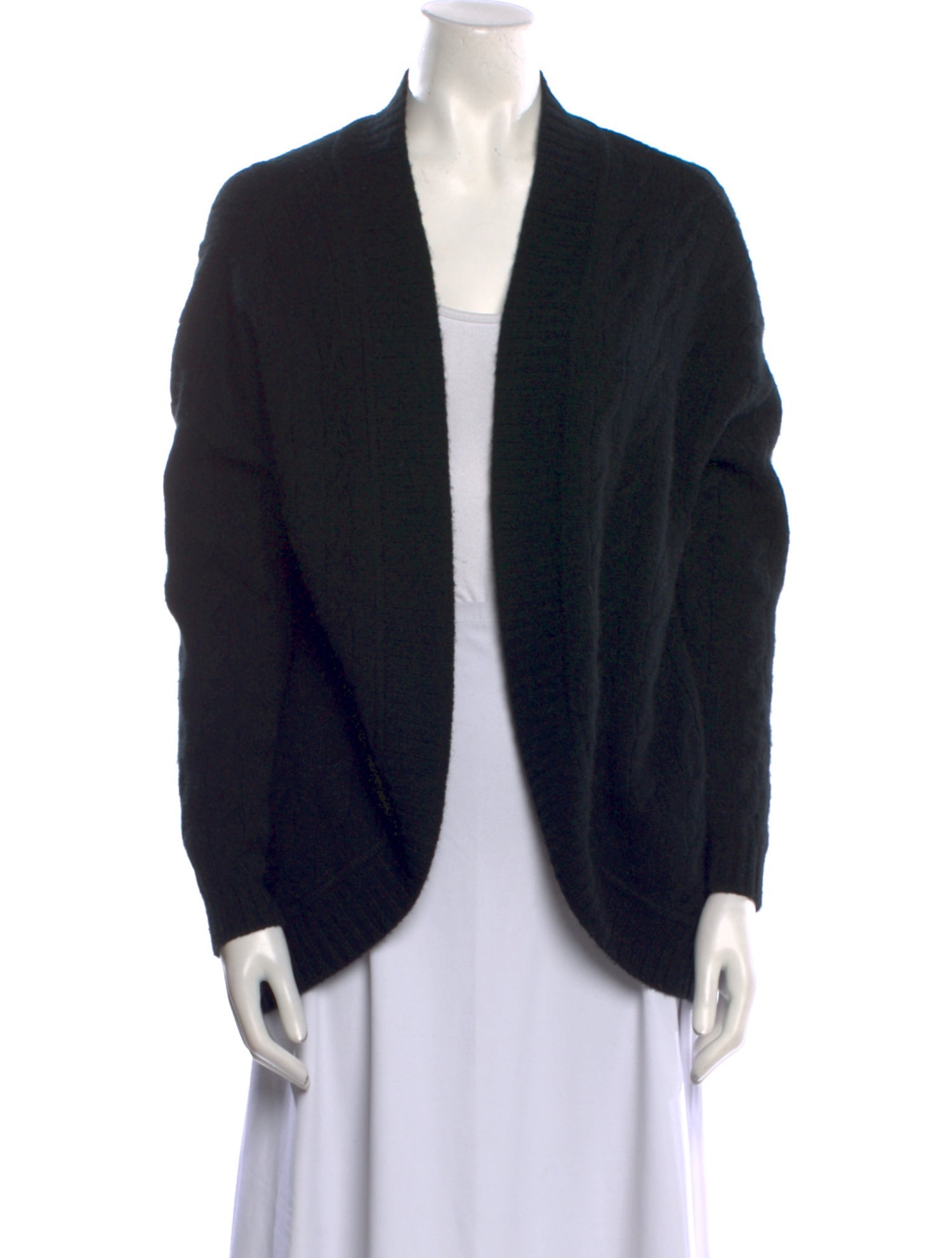 Ralph Lauren Black Label Cashmere Open Front Sweater