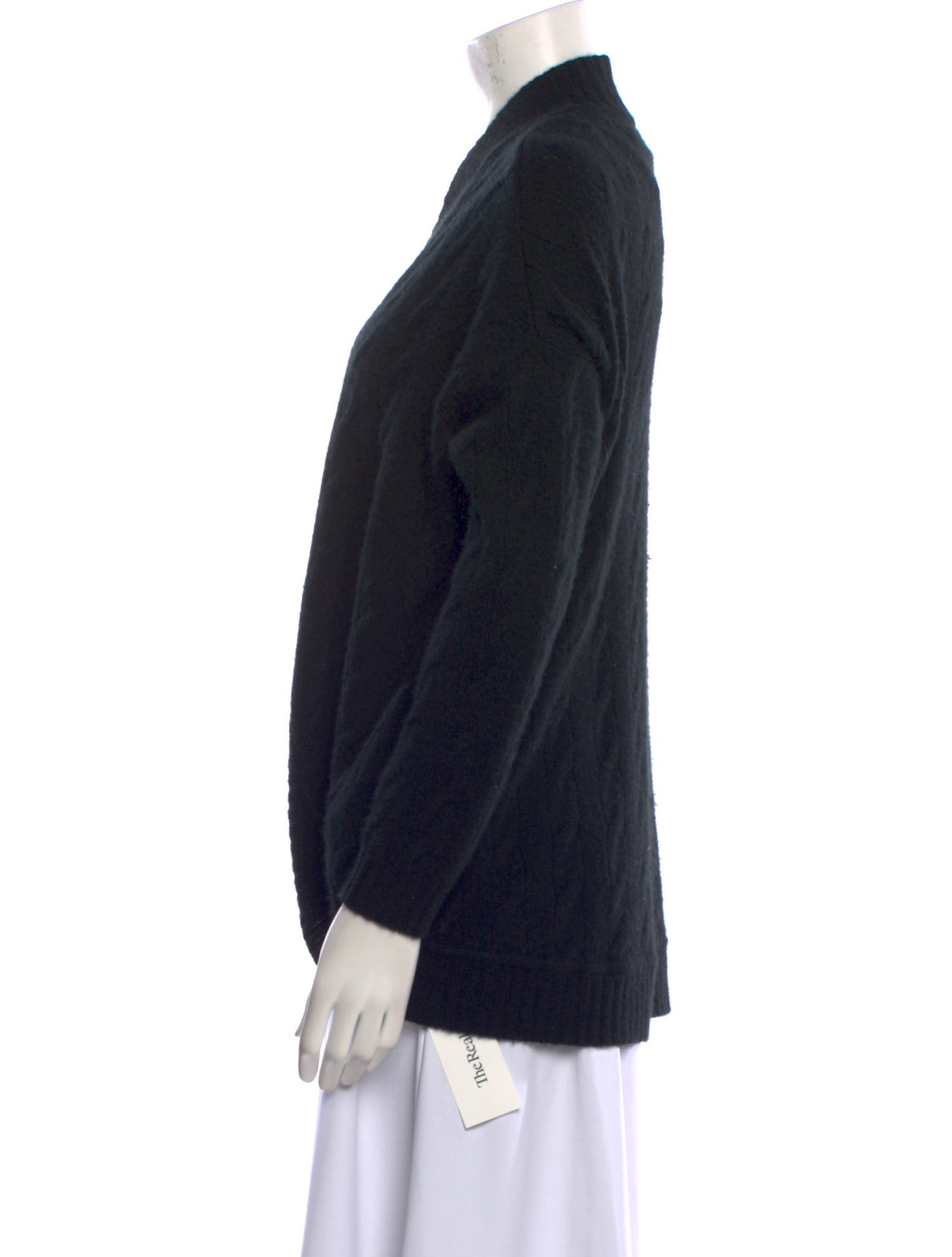 Ralph Lauren Black Label Cashmere Open Front Sweater