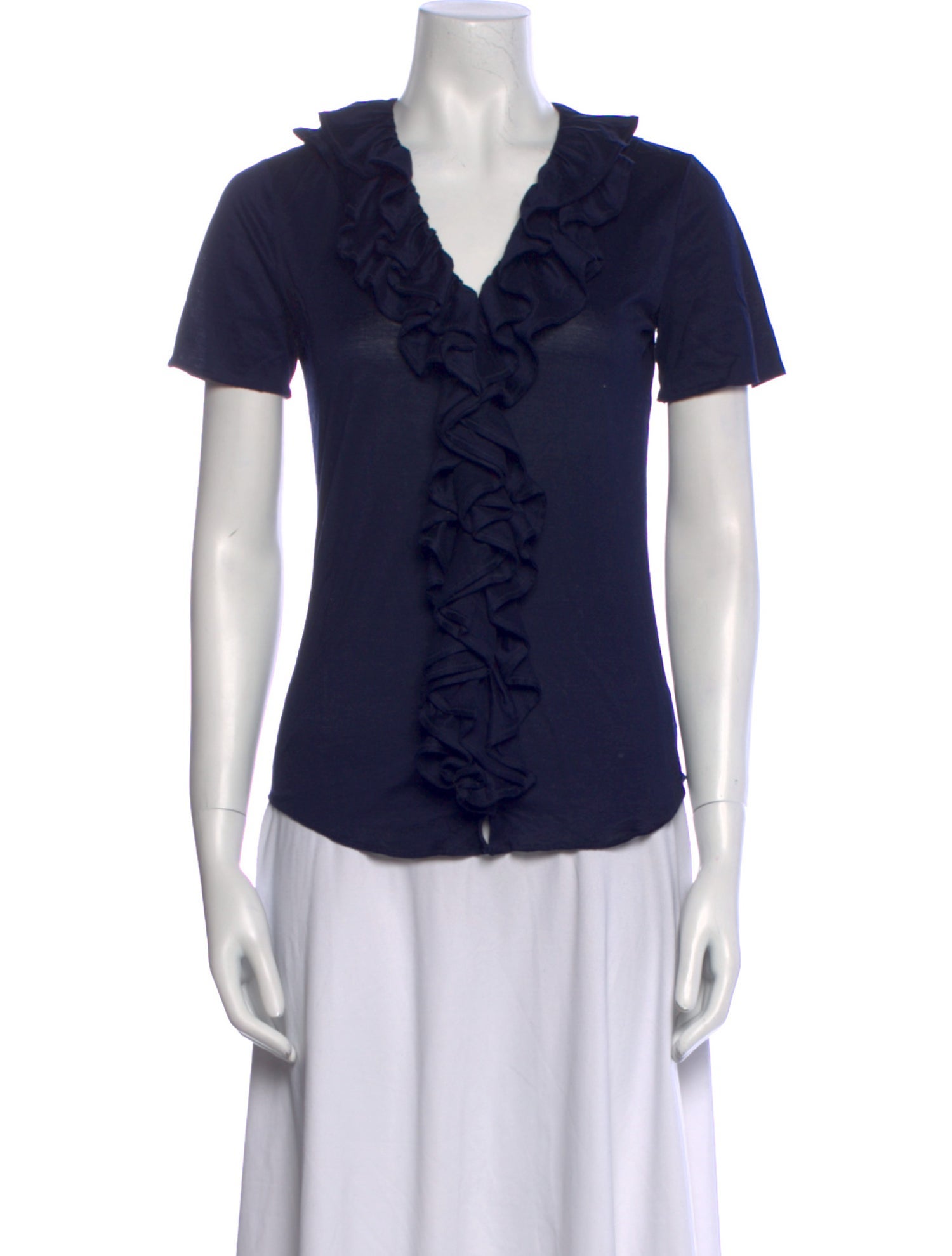 Ralph Lauren Black Label V-Neck Short Sleeve Top