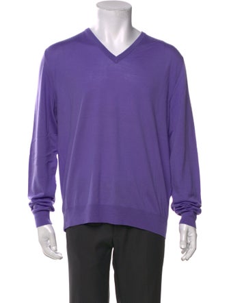 Ralph Lauren Black Label Wool V-Neck Pullover