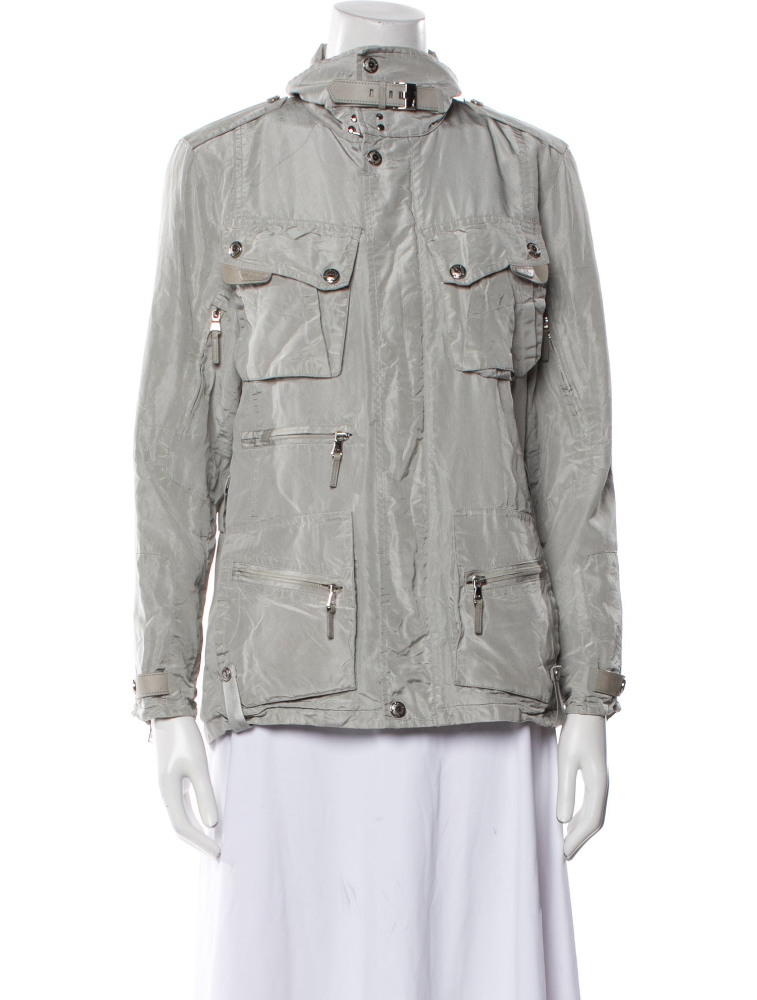 Ralph Lauren Black Label Silk Utility Jacket