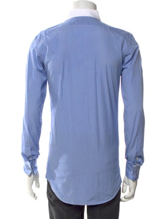 Ralph Lauren Black Label Striped Long Sleeve Dress Shirt