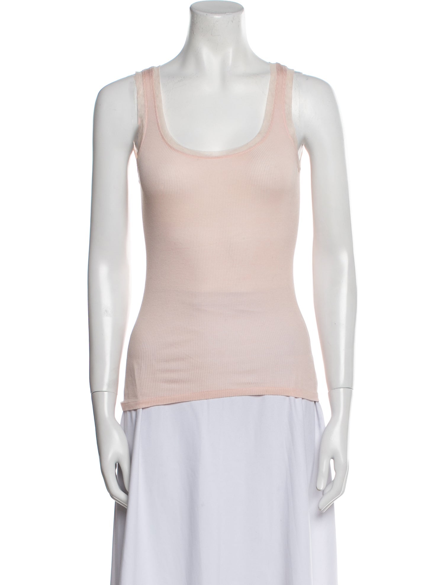 Ralph Lauren Black Label Scoop Neck Sleeveless Top