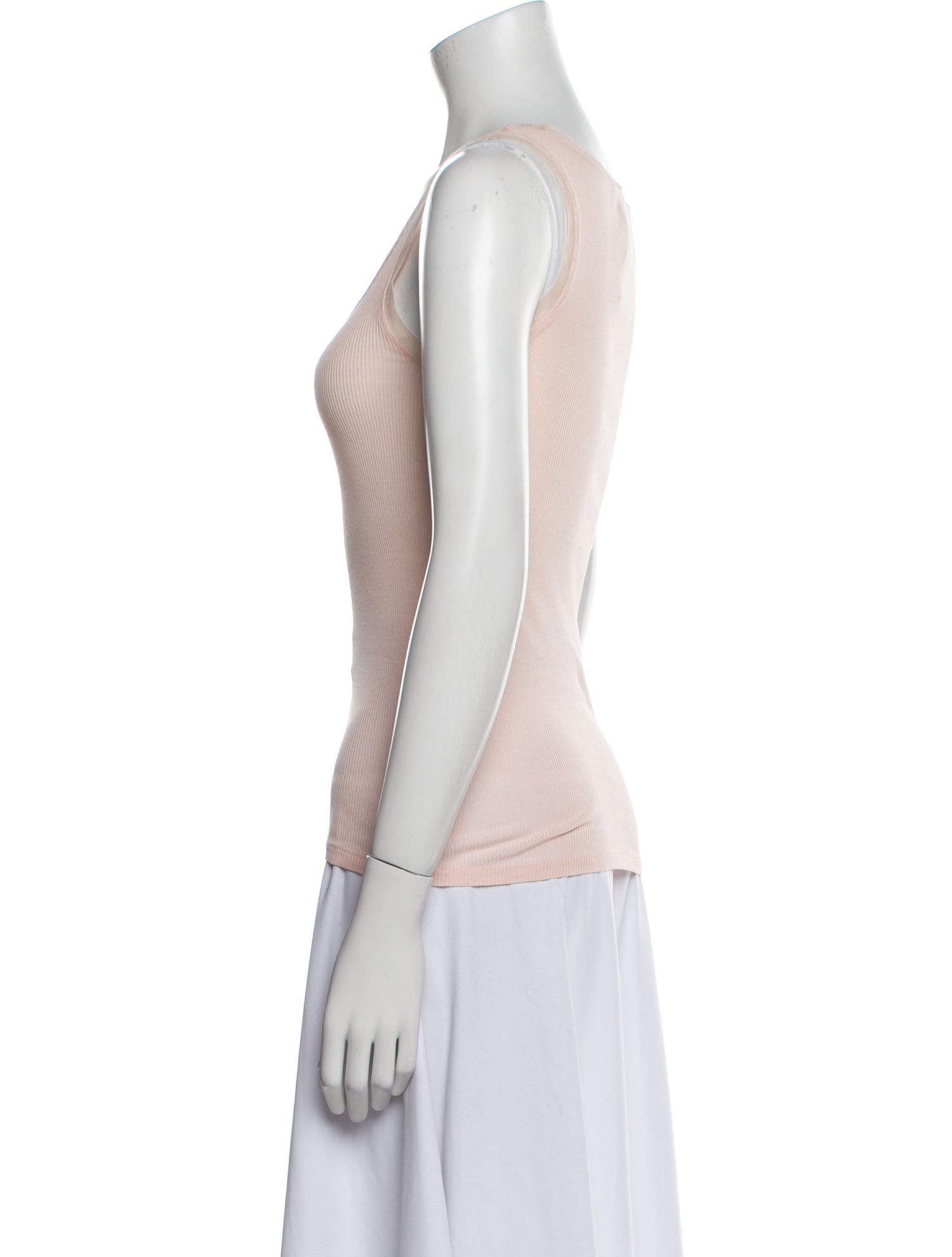 Ralph Lauren Black Label Scoop Neck Sleeveless Top