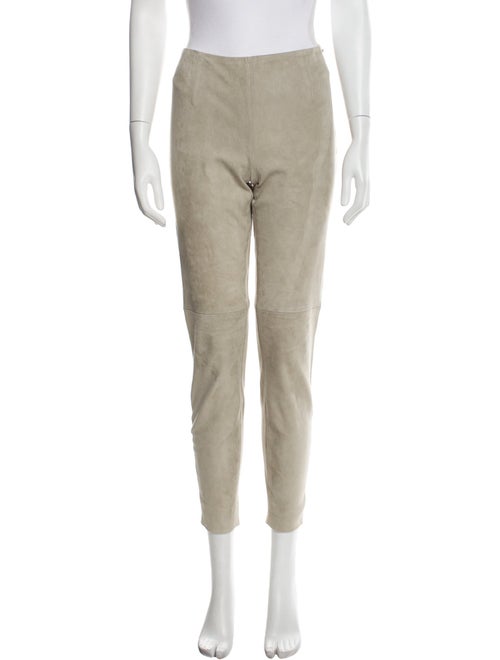 Ralph Lauren Black Label Suede Skinny Leg Pants