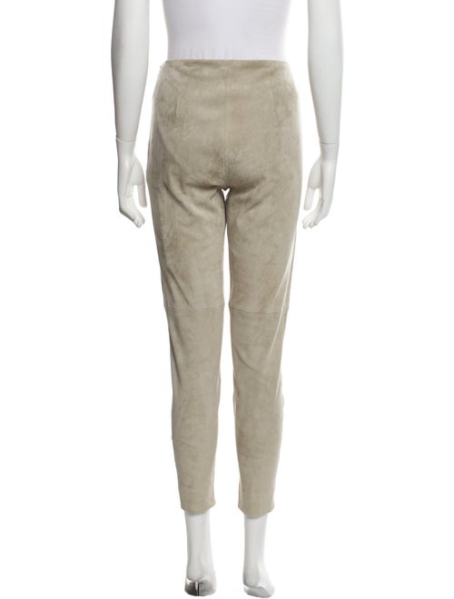 Ralph Lauren Black Label Suede Skinny Leg Pants