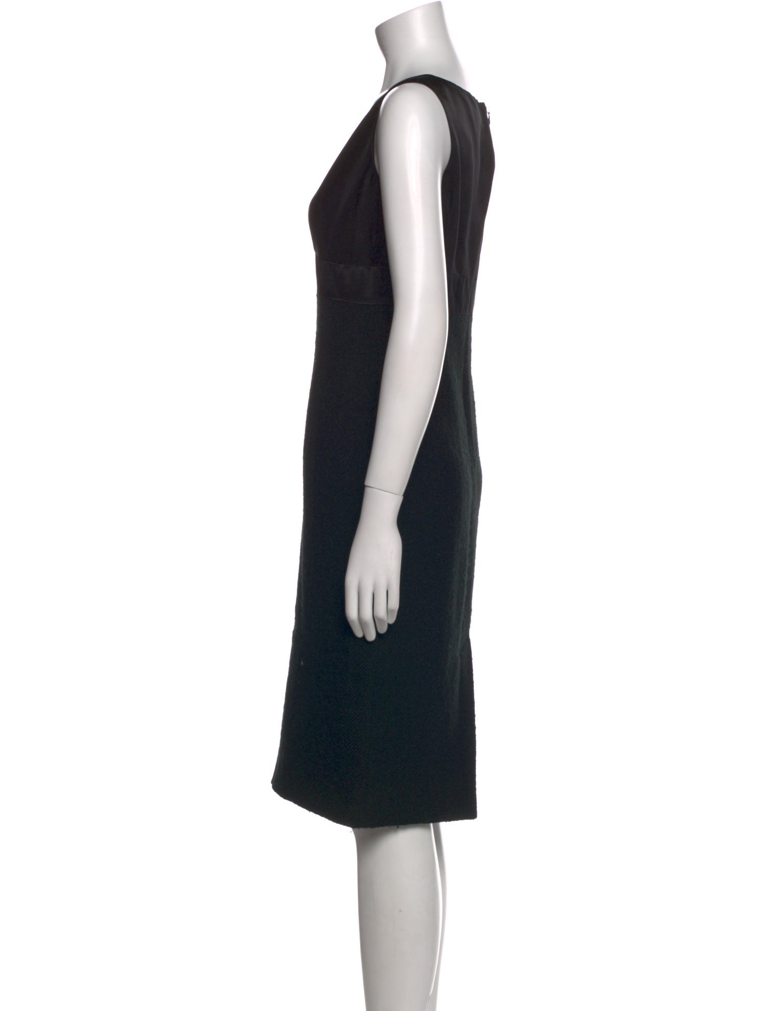 Ralph Lauren Black Label Wool Knee-Length Dress