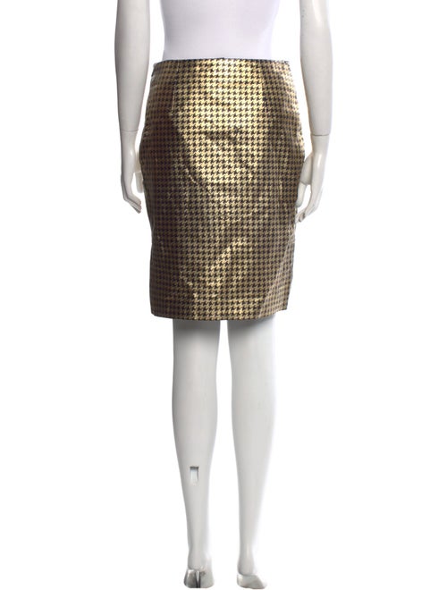 Ralph Lauren Black Label Leather Knee-Length Skirt