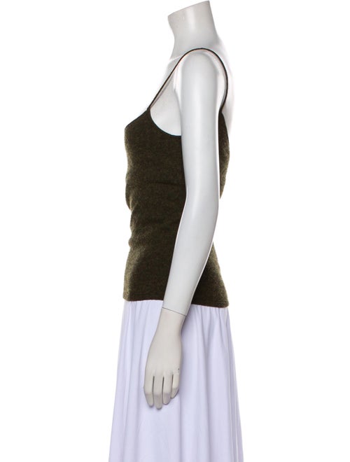 Ralph Lauren Black Label Cashmere Square Neckline Top