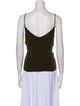 Ralph Lauren Black Label Cashmere Square Neckline Top