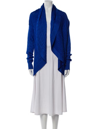 Ralph Lauren Black Label Silk Open Front Sweater