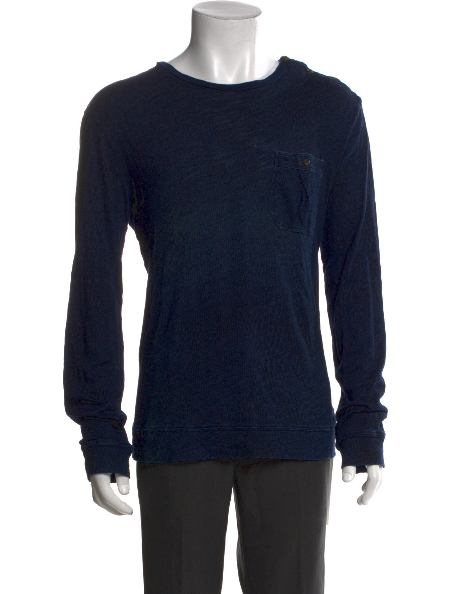 Ralph Lauren Black Label Crew Neck Long Sleeve Henley