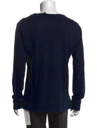 Ralph Lauren Black Label Crew Neck Long Sleeve Henley