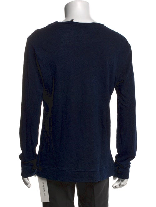 Ralph Lauren Black Label Crew Neck Long Sleeve Henley