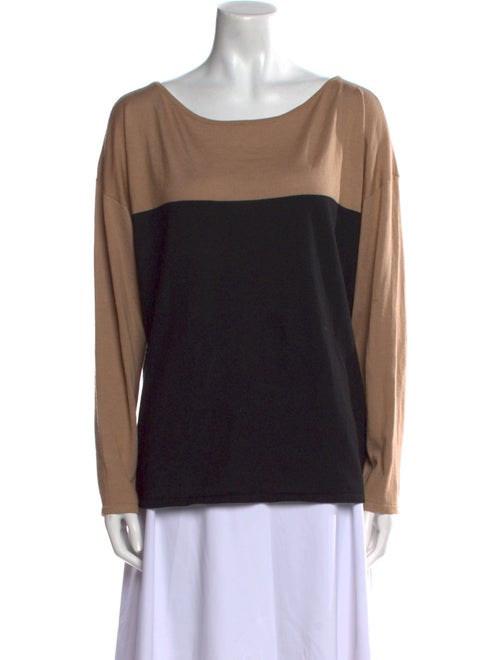 Ralph Lauren Black Label Cashmere Colorblock Pattern Sweater