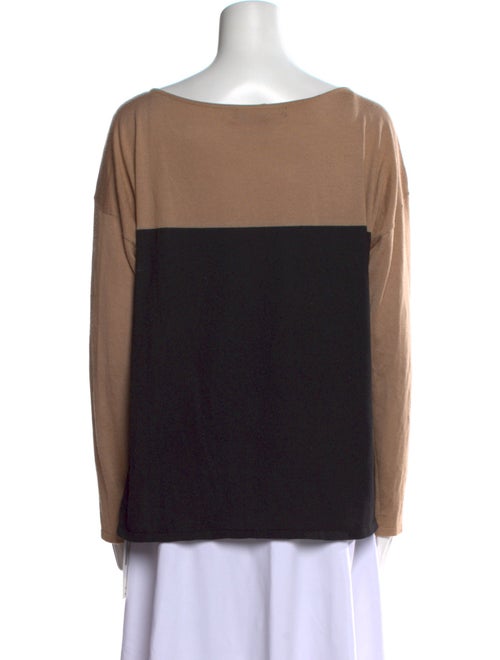 Ralph Lauren Black Label Cashmere Colorblock Pattern Sweater
