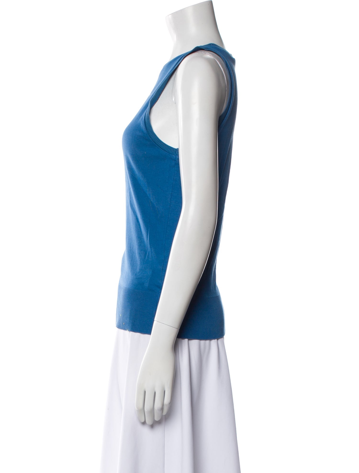 Ralph Lauren Black Label Crew Neck Sleeveless Top