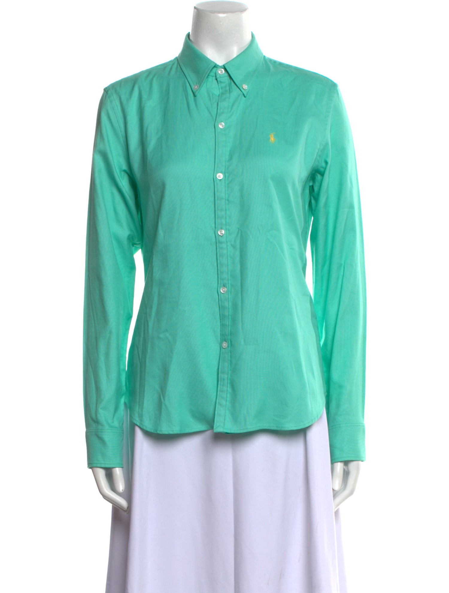 Ralph Lauren Black Label Long Sleeve Button-Up Top