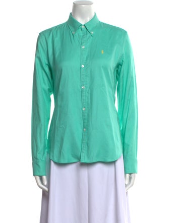 Ralph Lauren Black Label Long Sleeve Button-Up Top