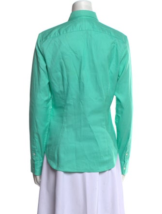 Ralph Lauren Black Label Long Sleeve Button-Up Top