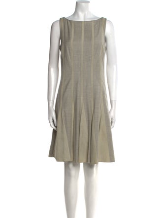 Ralph Lauren Black Label Wool Knee-Length Dress