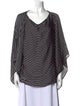 Ralph Lauren Black Label Silk Striped Blouse