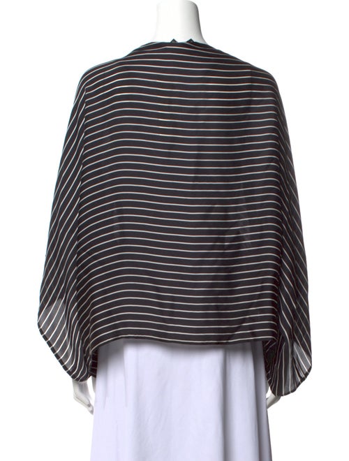 Ralph Lauren Black Label Silk Striped Blouse
