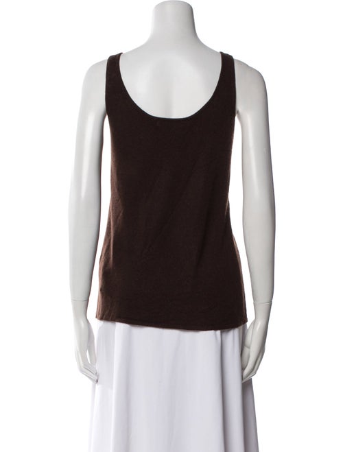 Ralph Lauren Black Label Cashmere Scoop Neck Top