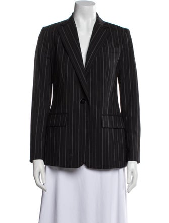 Lauren Ralph Lauren Wool Striped Blazer