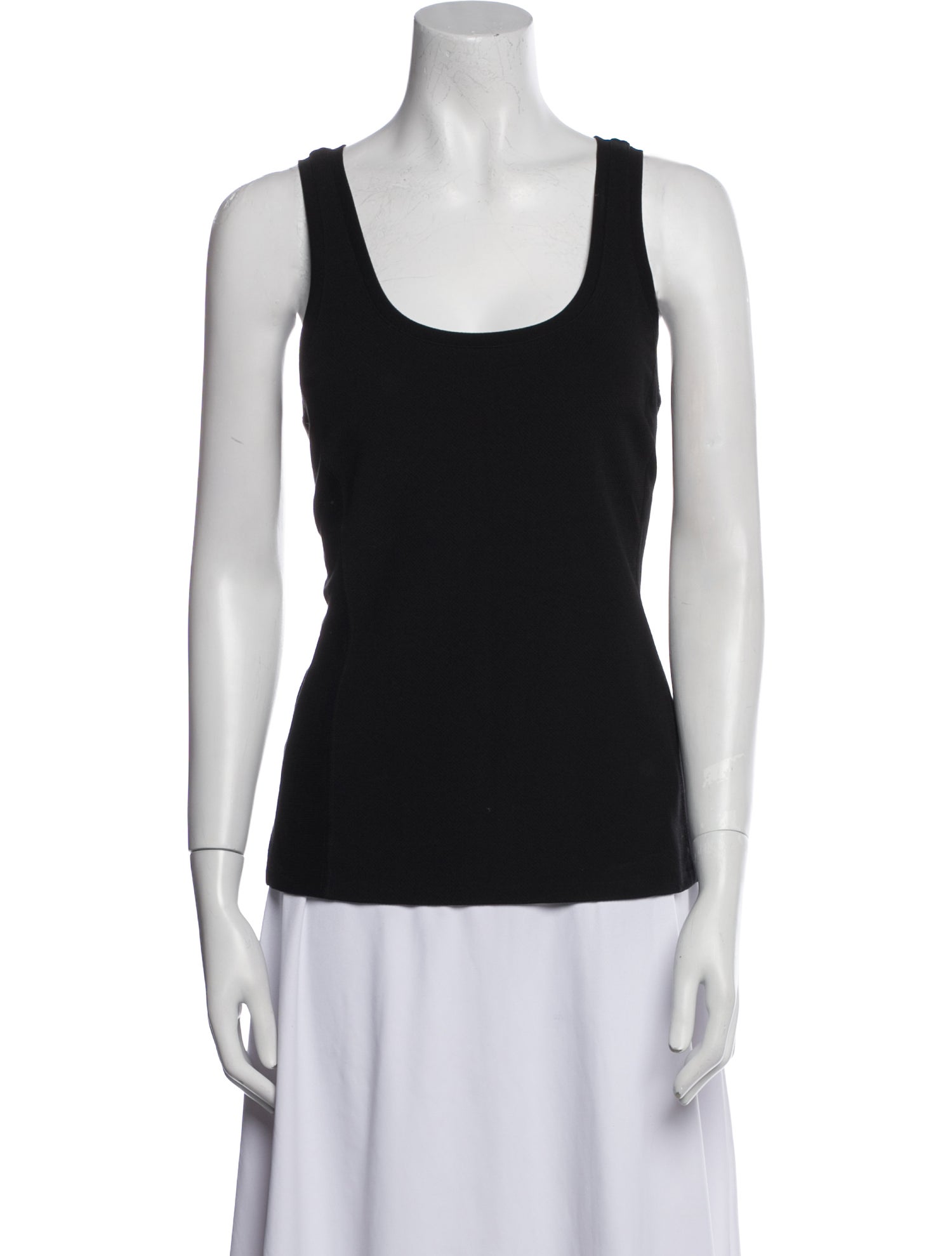 Ralph Lauren Black Label Scoop Neck Sleeveless Top